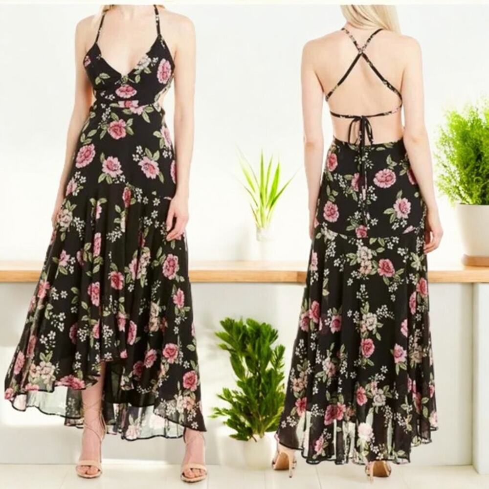 NWT Yumi Kim Day Date multicolor floral maxi dress S MSRP $268